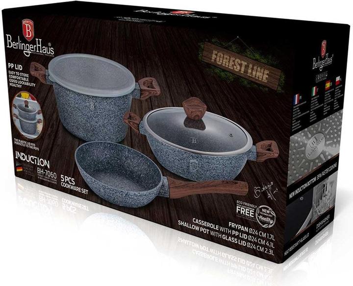 Productafbeelding BerlingerHaus Granieten Pannenset Berlinger Huis (Kookpotten en pannenset)
