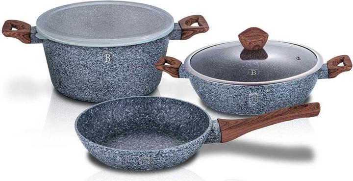 Productafbeelding BerlingerHaus Granieten Pannenset Berlinger Huis (Kookpotten en pannenset)