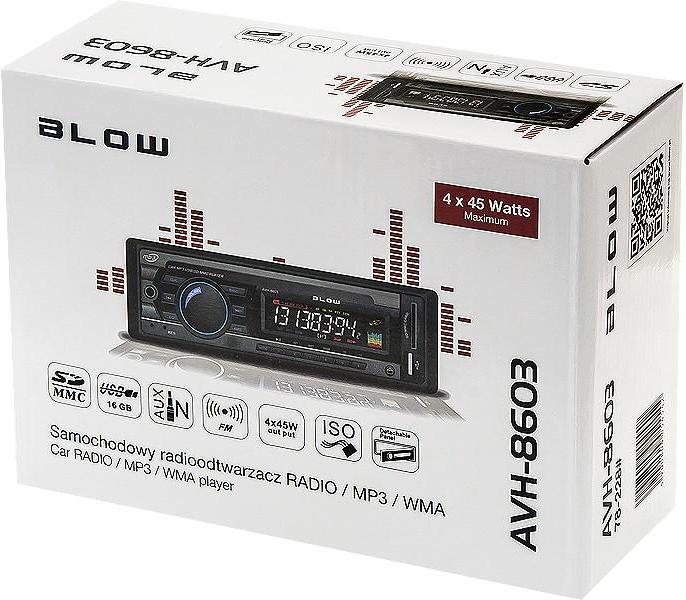 Image du produit Blow 78-228 Radio AVH-8603 MP3/USB/SD/MMC