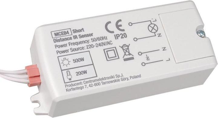 Produktbild Maclean MCE84 IR sensor short distance 5 cm LED lighting IP20 5A automatic light control (0.06 m)