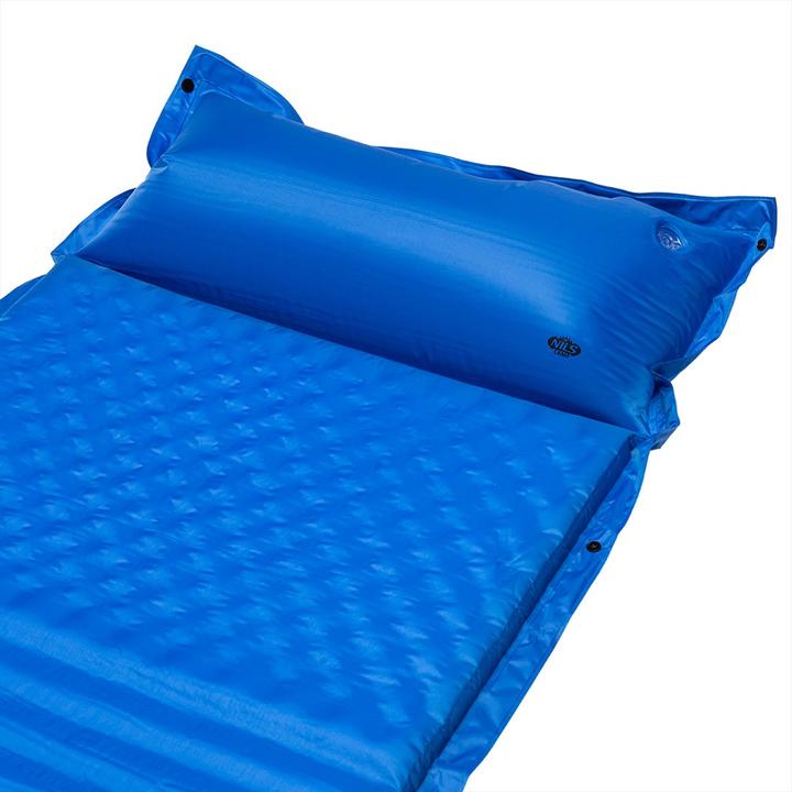 Produktbild Nils Selbstaufblasende Matratze mit Kissen NC4001, blau