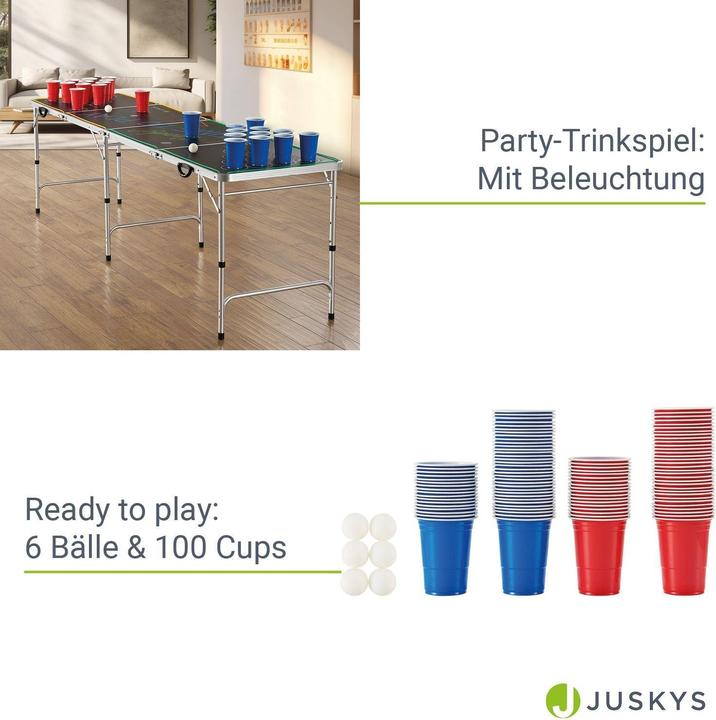 Produktbild Juskys Beer Pong Tisch