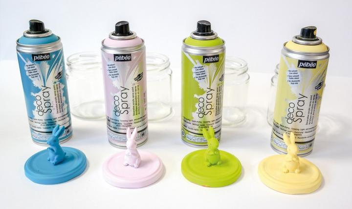 Actual product image Pebeo Decospray Matt acrylic paint (Pastel yellow, 200 ml)