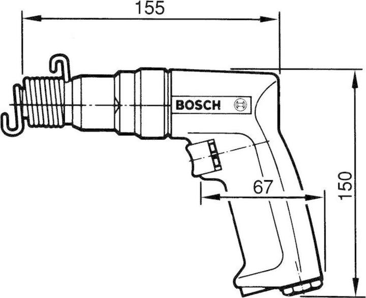 Produktbild Bosch Professional Druckluft-Meisselhammer