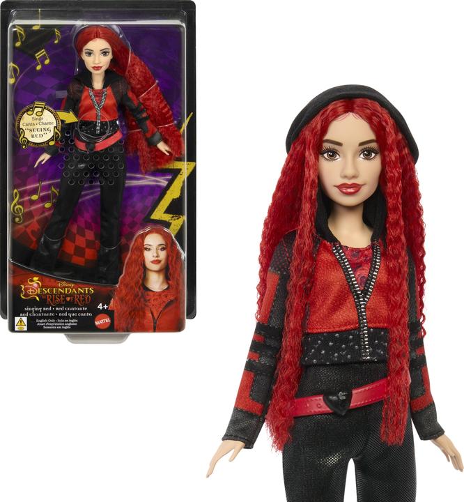 Actual product image Mattel Disney Descendants: The Rise of Red, Singing Red Doll