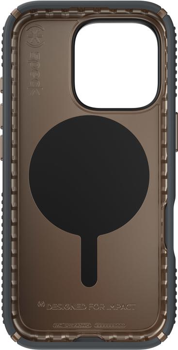 Actual product image speck Presidio2 Grip + ClickLock Apple iPhone 16 Pro Charcoal Grey - with Microban (Apple iPhone 16 Pro)