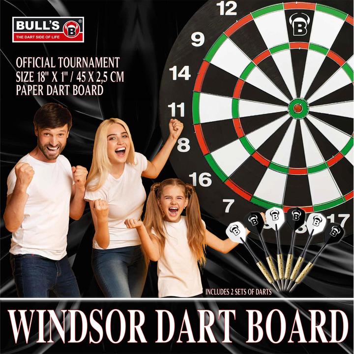 Actual product image Bull's Windsor Paper Dartboard