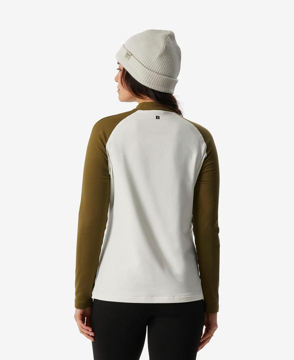 Immagine prodotto Wedze Camicia funzionale da sci da donna a taglio largo - BL500 beige/khaki (M)