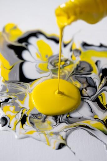 Actual product image Pebeo Pouring Experiences (Primary yellow, 118 ml)