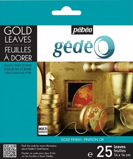 Immagine prodotto Pebeo Gédéo Foglia D'Oro 25 Fogli Finitura Oro (Finitura oro)
