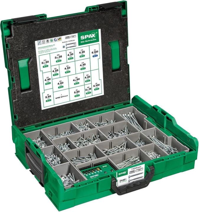 Produktbild Spax Montagekoffer L-BOXX (2445 Schrauben pro Stück)