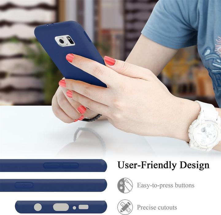 Actual product image Cadorabo TPU Liquid Silicone Case Cover (Samsung Galaxy S6)