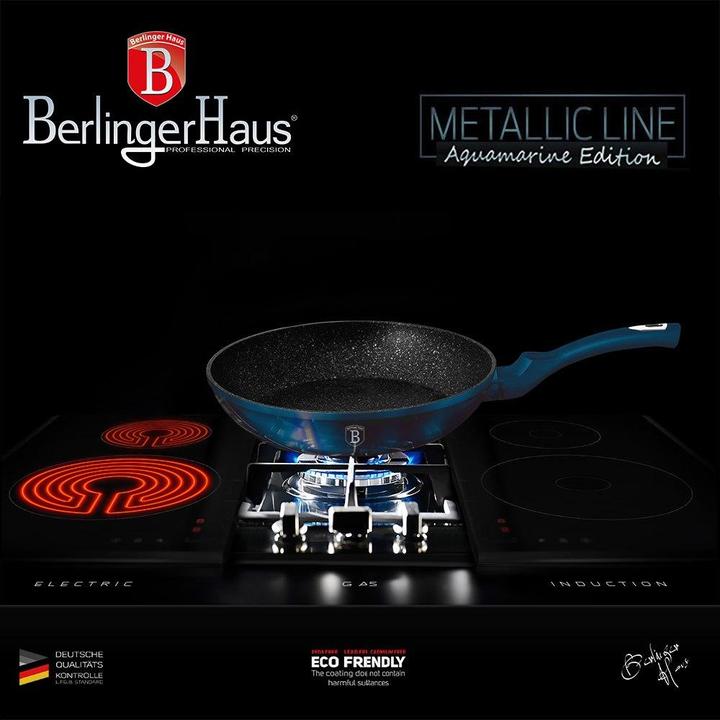 Immagine prodotto BerlingerHaus GRANITO FRITTATO 20cm AQUAMARINE BH-1870 (20 cm, Padella per friggere, Alluminio pressofuso)