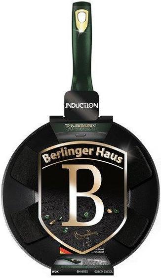 Immagine prodotto BerlingerHaus Padella WOK BH-6053 EMERALD TITANIO (Wok, Alluminio)