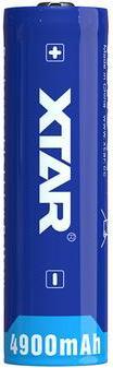Actual product image Xtar 4900mAh 3.6V 21700 battery with PCB (1 pcs., Device specific, 4900 mAh)