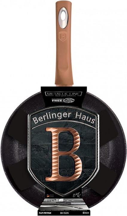 Actual product image BerlingerHaus WOK FLIP Frying pan 26cm BH-1522 (26 cm, Wok, Aluminium)