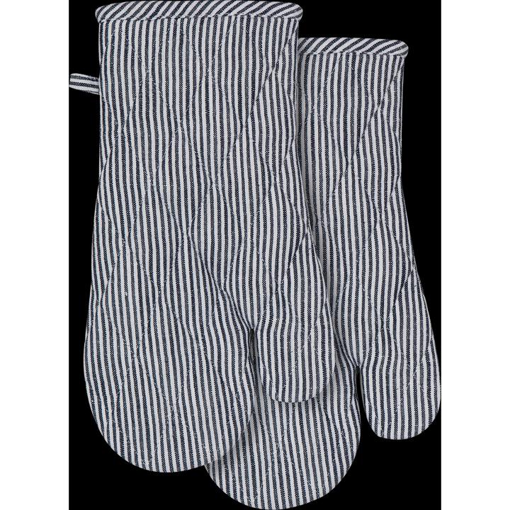 Actual product image Ladelle Gant de four Lina Stripe 18x33 cm 2 pcs. (Cotton (CO))