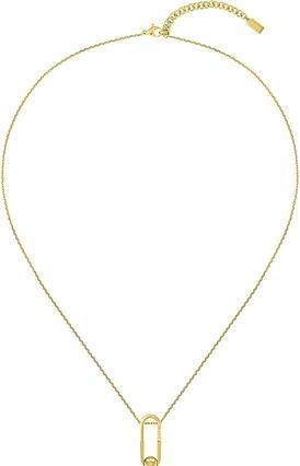 Hugo Boss Fashion gold plated necklace with Iris crystals 1580334