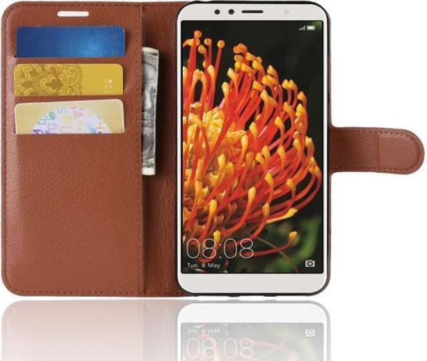 Actual product image MU Classic Litchi Leather Bookcover Series (Huawei Y6 (2018))