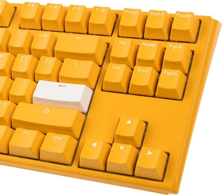 Produktbild Ducky One 3 Yellow TKL Gaming Tastatur, RGB LED - MX-Blue (US) (US, Kabelgebunden)