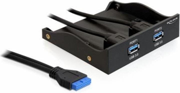 Actual product image Delock USB3.0 Front Panel 2-Port (0.60 m, USB 3.0)