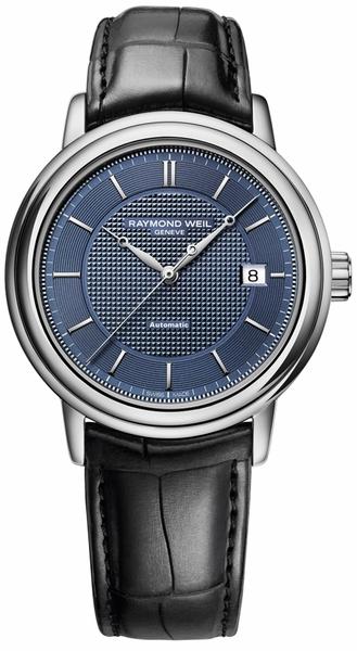 Raymond Weil Maestro Automatic Blue Dial Men's Watch (Analogue wristwatch, 40 mm)