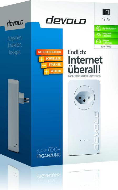 Image du produit Devolo dLAN 650+ (600 Mbit/s)