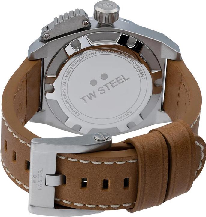 Actual product image TW-Steel TW1100 Canteen Men's Watch 42mm 10ATM (Analogue wristwatch, 42 mm)