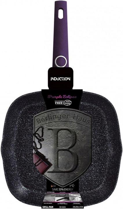 Actual product image BerlingerHaus TITANI GRILL BH-6634 PURPLE (Grill pan, Aluminium)