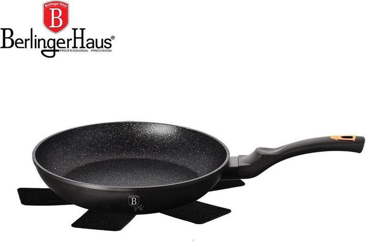 Produktbild BerlingerHaus GRANITE FRY 28cm Black ROSE BH-1635 (28 cm, Bratpfanne, Aluminium)