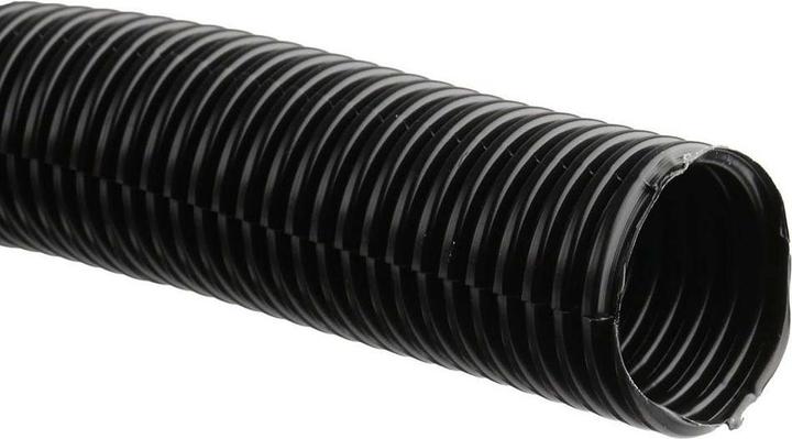 Produktbild Rs Pro Leerrohr Kunststoff, Ø 25mm nom. geschlitzt, Schwarz A ø 25.8mm I ø 21.2mm x 10m (Kabelschlauch, 1000 cm)