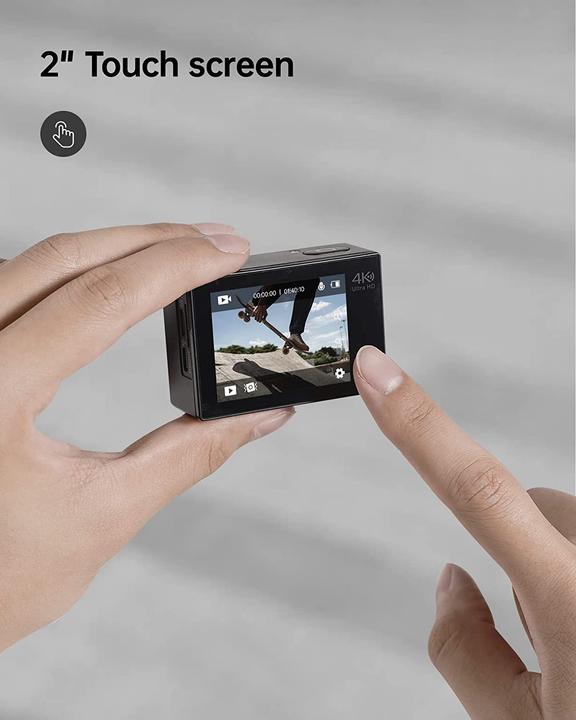 Produktbild Wolfang Action Cam 4K 60FPS, GA300, 2 Akkus und Zubehör