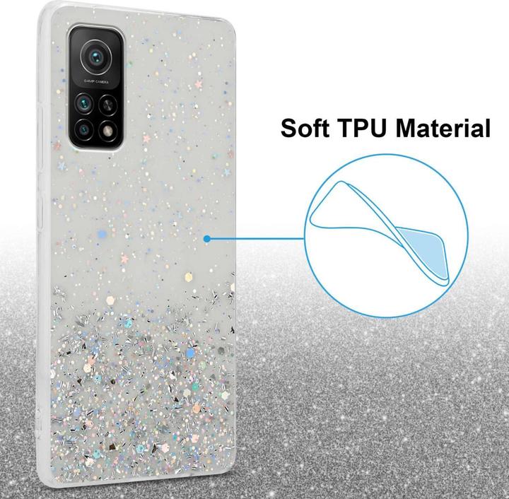 Actual product image Cadorabo Bumper Case for Xiaomi Mi 10T / Mi 10T PRO TPU funkelnder Glitter (Mi 10T Pro, Mi 10T)