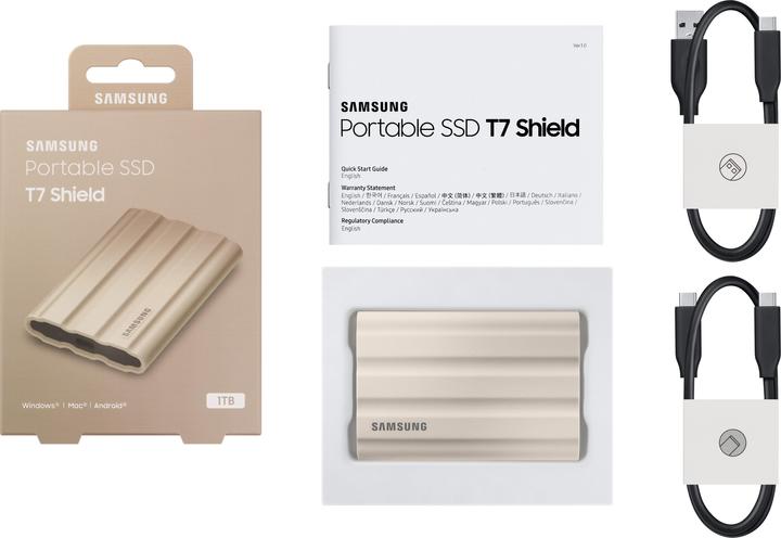 Actual product image Samsung T7 Shield (1000 GB)