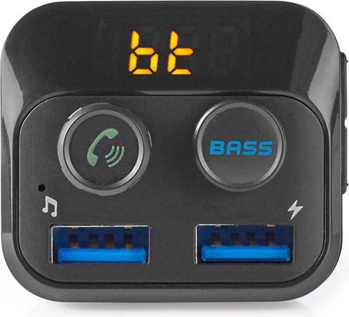 Produktbild Nedis Kfz Audio FM Transmitter Fest freisprechend 1.0 " LED Bildschirm Bluetooth® 5.0 V DC / 1.0 A