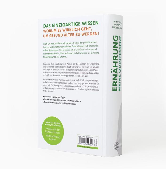 Produktbild Ernährung. Meine Quintessenz (Deutsch, Andreas Michalsen, Udo Ludwig, Regina Carstensen, Friedrich-Karl Sandmann, 2024)