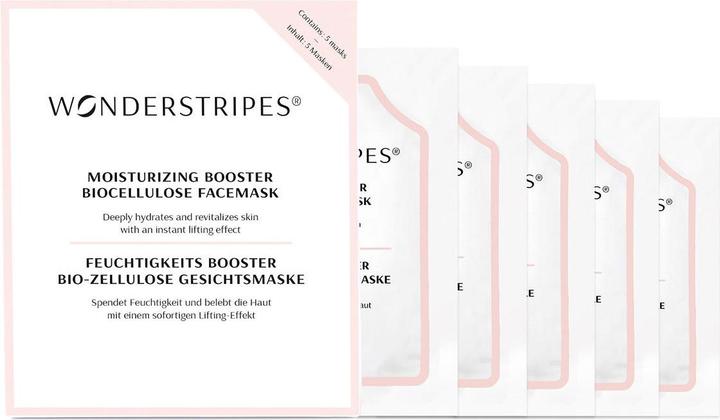 Actual product image Wonderstripes Hyaluron Bio-Zellulose Gesichtsmaske
