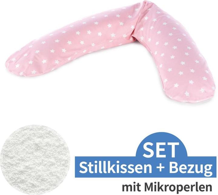 Produktbild Theraline Stillkissen "Das Komfort" mit Microperlenfüllung inkl. Bezug 180 cm (34 cm)