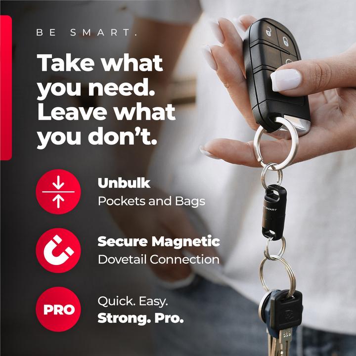 Actual product image Key Smart MagConnect PRO Magnetic Quick Connect Black