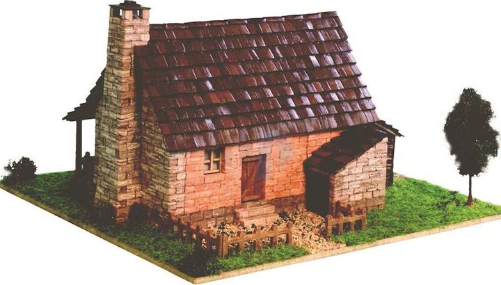 Actual product image Block Cuit. 3D Ceramic Model Kit -Old Farmhouse (26 x 14 x 22 cm)