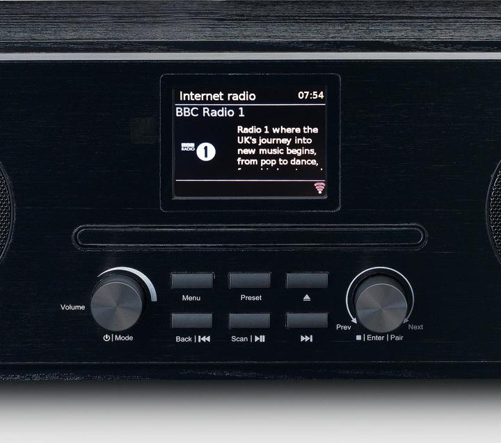 Immagine prodotto Lenco DIR-261BK (Web radio, DAB, FM, Bluetooth, WiFi)