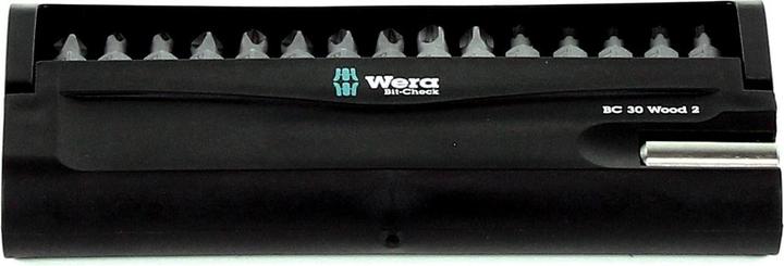 Actual product image Wera Bit-Check 30 Wood 2 (Cross Pozidriv PZ M2, Cross Pozidriv PZ M3, Cross Phillips PH M2, Cross Pozidriv PZ M1)
