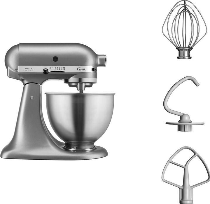 Actual product image KitchenAid 5K45SSESL Food processor, silver (275 W)