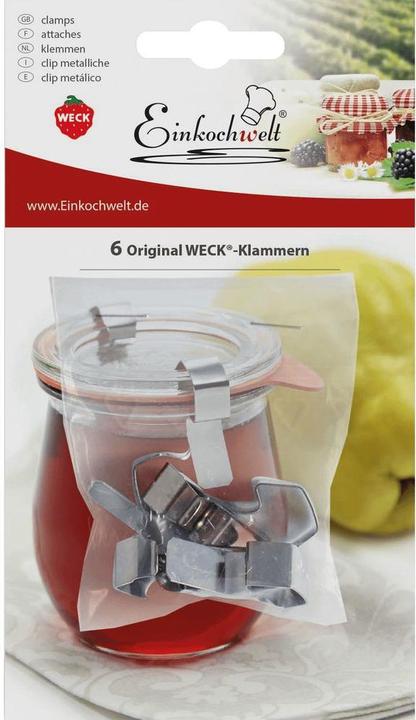 Produktbild Weck Klammern (6 Stk.)