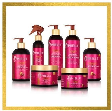 Image du produit Mielle Pomegranate And Honey Shampooing, Conditioner & Full Range (Set soin capillaire)