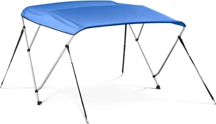 Produktbild MSW Bimini Top Bootsverdeck Sonnensegel Boot 183 x 155 - 167 x 116 (LxBxH) cm