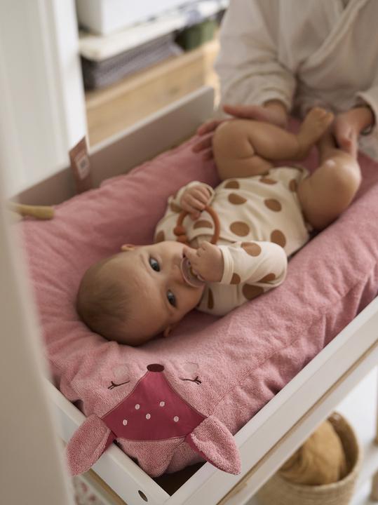 Image du produit Vertbaudet Lot de 2 housses de protection en éponge pour le matelas à langer de bébé