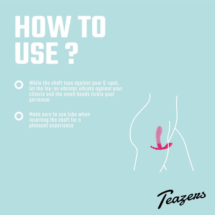 Actual product image Teazers Wearable Vibrator with Remote