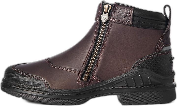 Ariat stiefeletten mit seitlichem reissverschluss leder barnyard (41.5)