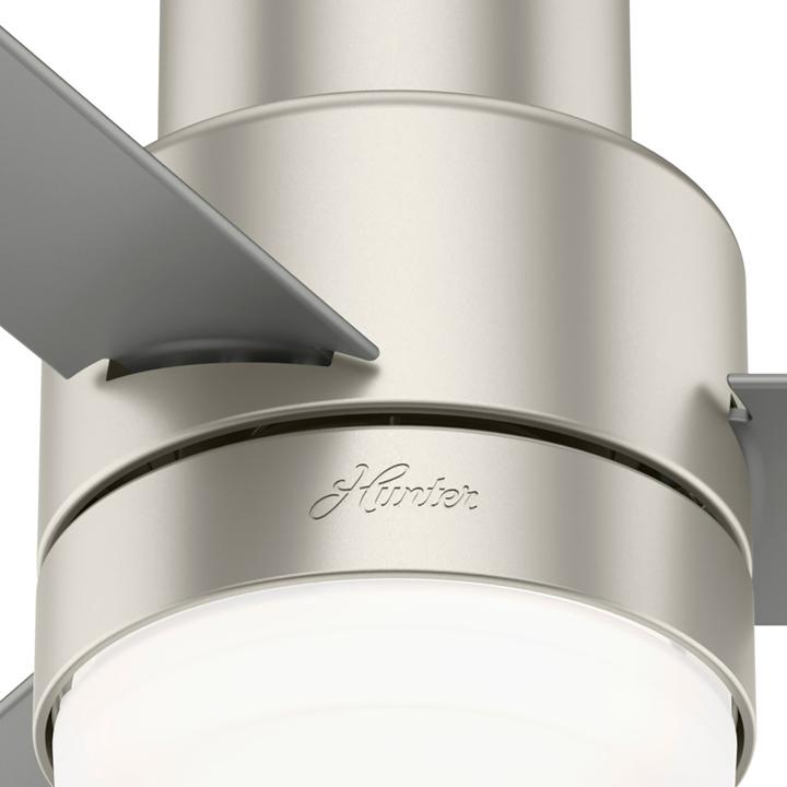 Produktbild Hunter Fans Deckenventilator Gilmour Nickel mit Licht (41 dB)